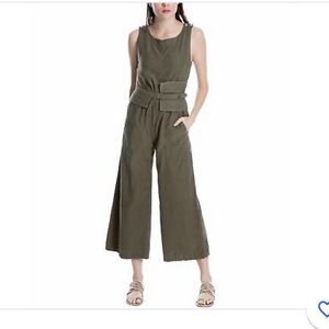 NWT Max Studio London Olive Jumpsuit